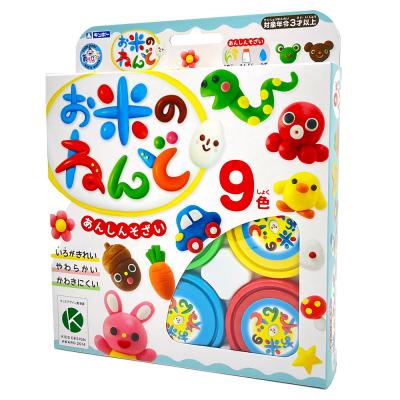 2024 Hot Selling Customized Promotional Colorful Eco Non Toxic rice clay Kids Modelling Play Dough Clay Set For Kids