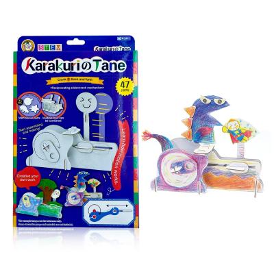 Three-dimensional Puzzle Children best jigsaw 3d puzzle Toy kits 3d Puzzles Cartoon Toy 47 pieces